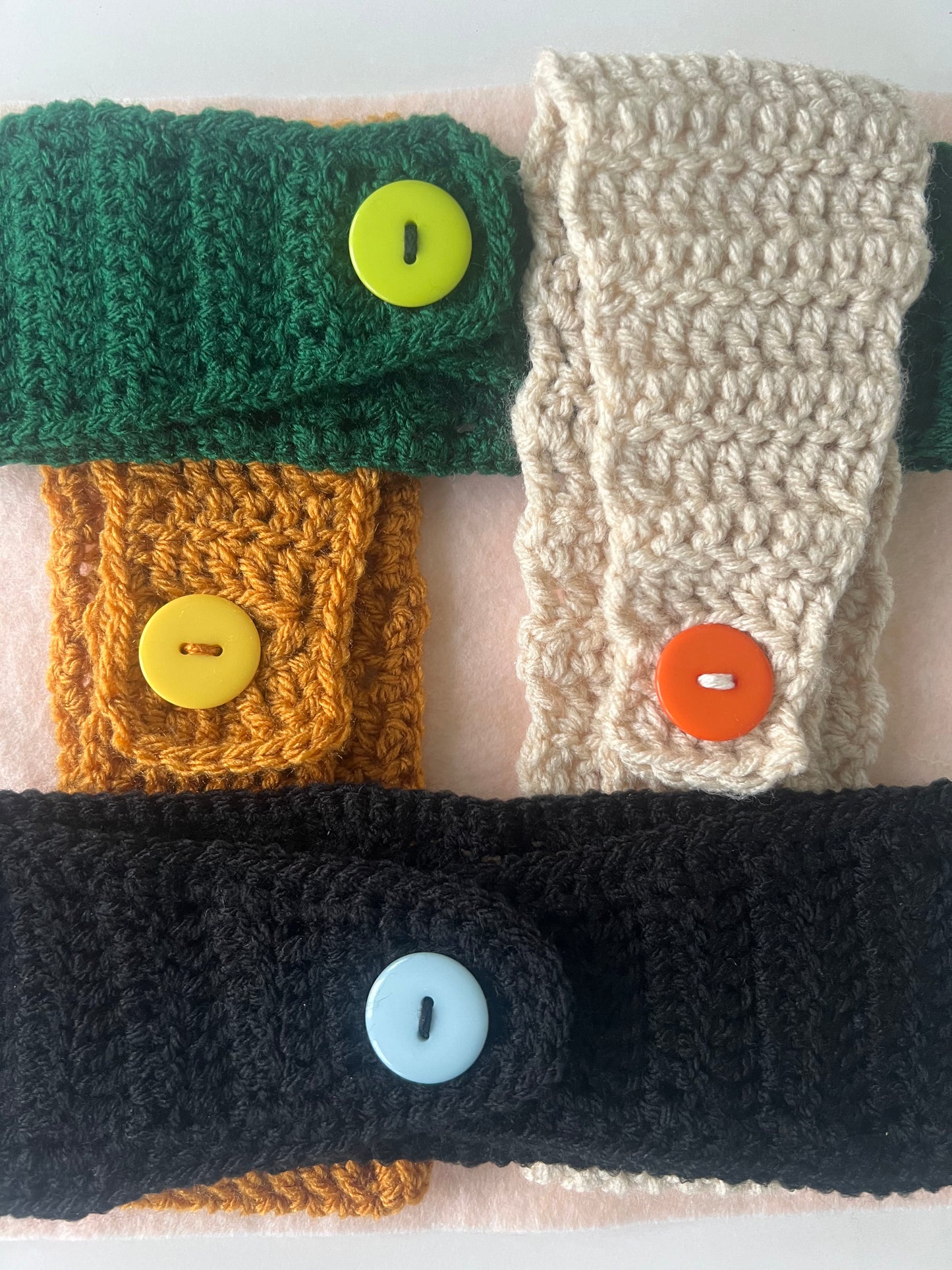 Crochet Handmade Headwrap Earwarmer (priced individually)