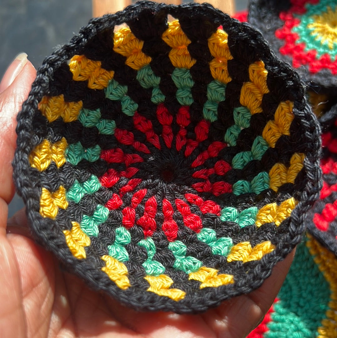 Pan African Heritage Mini Crochet Bowl
