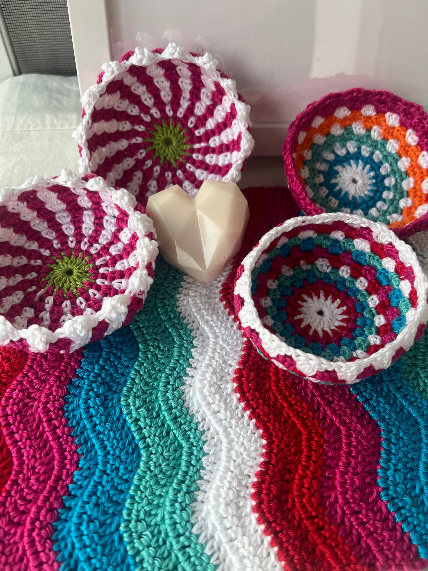 Spring Cheer Mini Crochet Bowl
