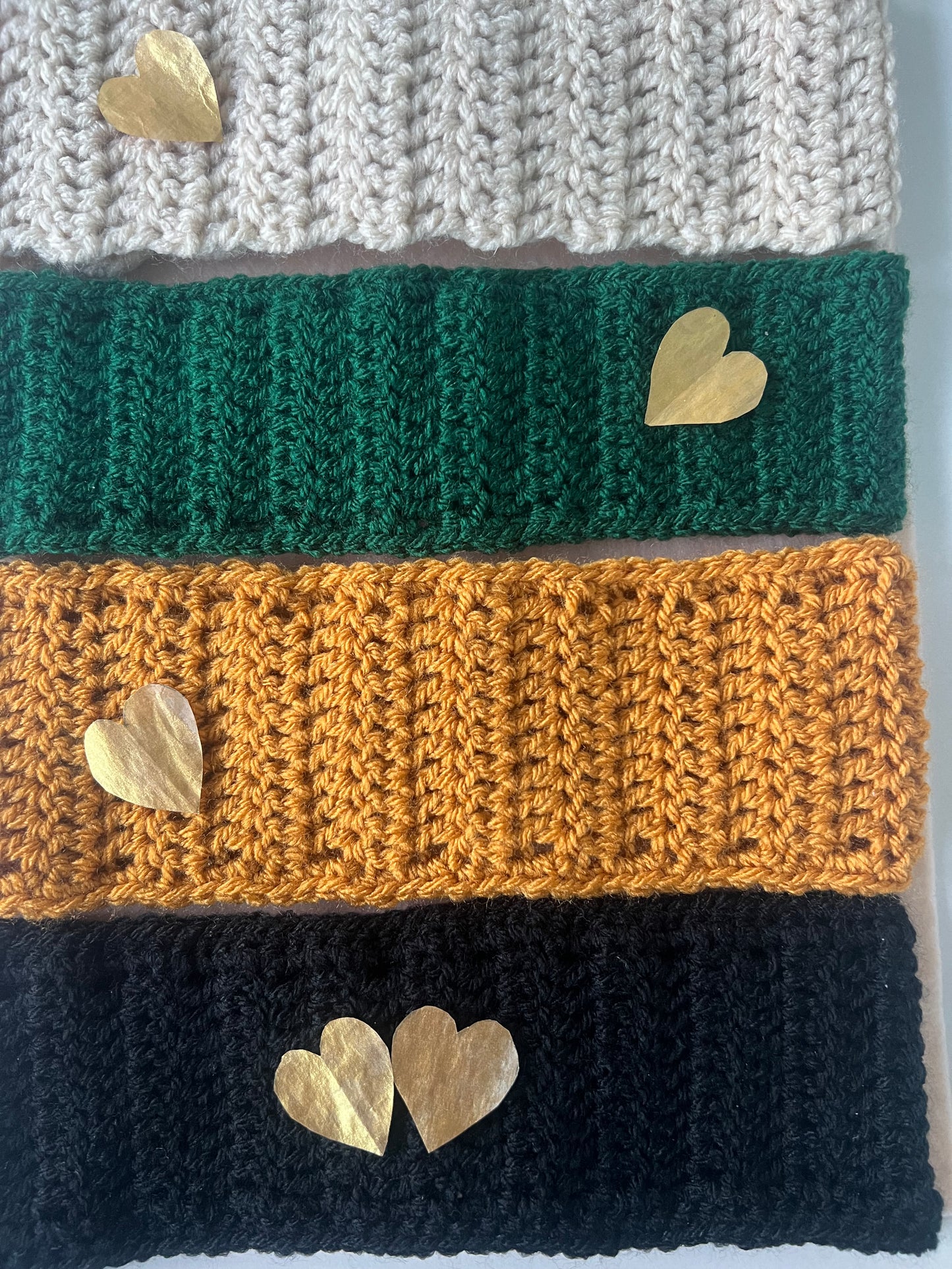 Crochet Handmade Headwrap Earwarmer (priced individually)